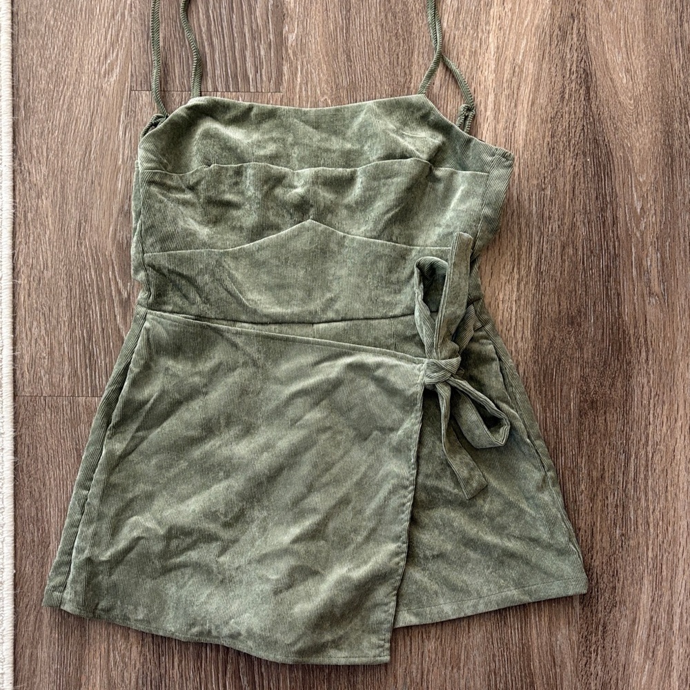 Elegant Olive Green Romper